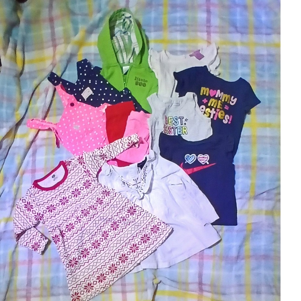 Baby Girl Clothes Bundle Gymboree Carters Nike H&M 12-18 Months 10 Piece Lot